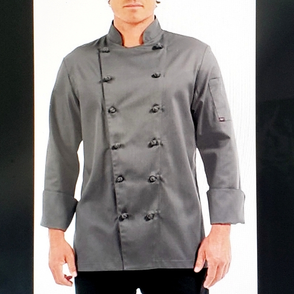 gray chef coats
